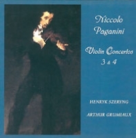 Niccolo Paganini Violin Concertos № 3 & 4 Szeryng Grumiaux артикул 903b.