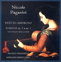 Niccolo Paganini Duetto Amoroso Sonatas Op 2&3 For Violin And Guitar артикул 905b.