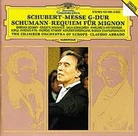 Franz Schubert Messe G-dur / Robert Schumann Requiem for Mignon Claudio Abbado артикул 1021b.