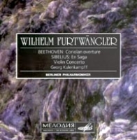 Wilhelm Furtwangler Beethoven: Coriolsn overture Sibelius: En Saga Violin Concerto, Georg Kulenkampff артикул 1040b.