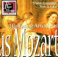 Wolfgang Amadeus Mozart Violin Concertos Nos 3, 4&5 артикул 1120b.